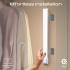Promate Lumia 40cm LED Light with Motion Sensor, 100lm Brightness, Energy-Efficient 4W LEDs, USB-C Rechargeable 2000mAh Battery, Easy Adhesive Installation, Ideal for Under Cabinet Use, White